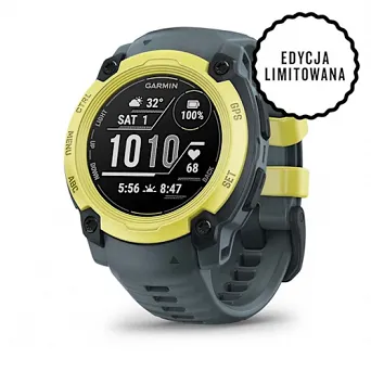 Garmin Instinct E - 40 mm, Electric Lime z paskiem w kolorze Twilight [010-02932-01]