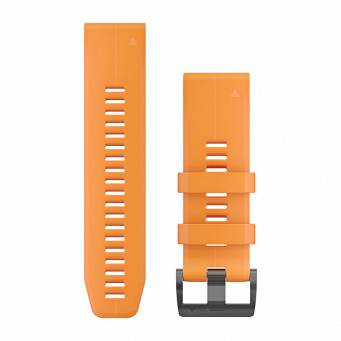 Pasek silikonowy pomarańczowy QuickFit Garmin 22mm [010-12740-04]