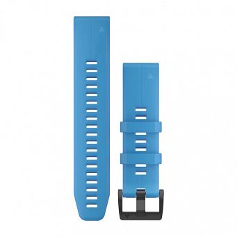 Pasek silikonowy Cyjanowy QuickFit Garmin 22mm [010-12740-03]