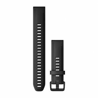 Pasek silikonowy Czarny Długi QuickFit Fenix Garmin 20mm [010-12942-00]