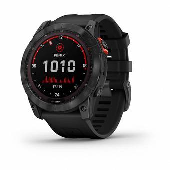 GARMIN Fenix 7X Solar Slate Gray z czarnym paskiem + Mapa Topograficzna OSM 2023 [010-02541-01]